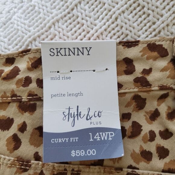 Style & Co Mid-Rise Skinny Ankle Jeans sz 14WP=34x26 - Picture 11 of 13